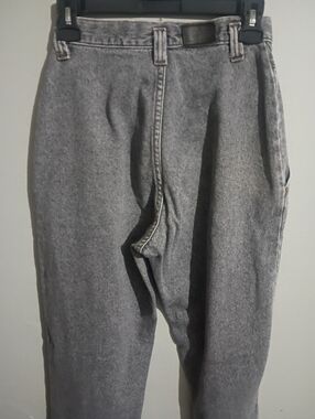 Lee Authentic Vintage High-Waist Gray Acid Wash Jeans